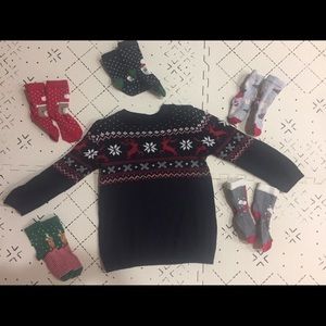H&M Boys Holiday Sweater and Socks set